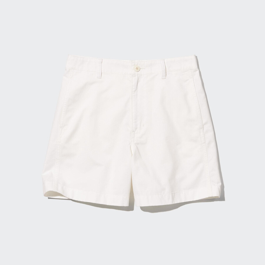 weiße uniqlo chinos damenshorts