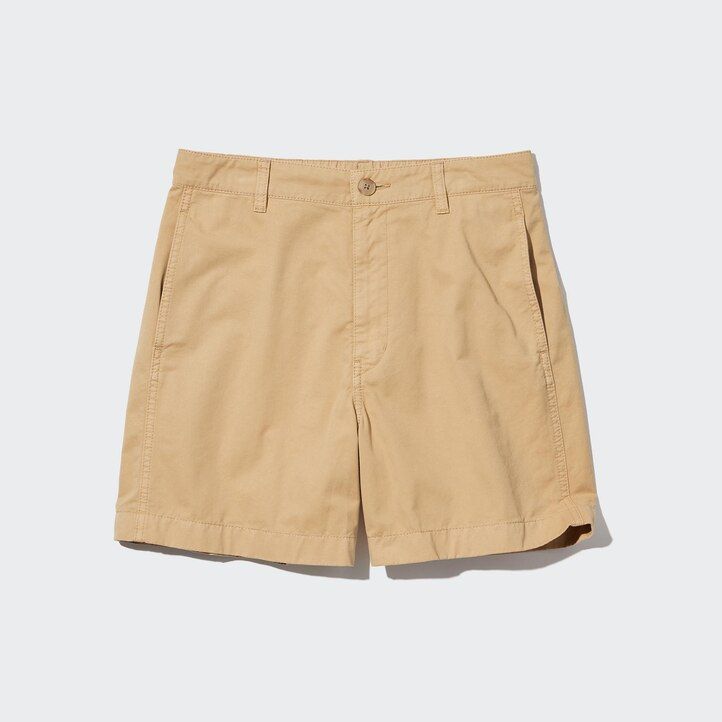 weiße uniqlo chinos damenshorts