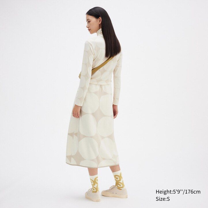 uniqlo fleece-röcke für damen schwarz