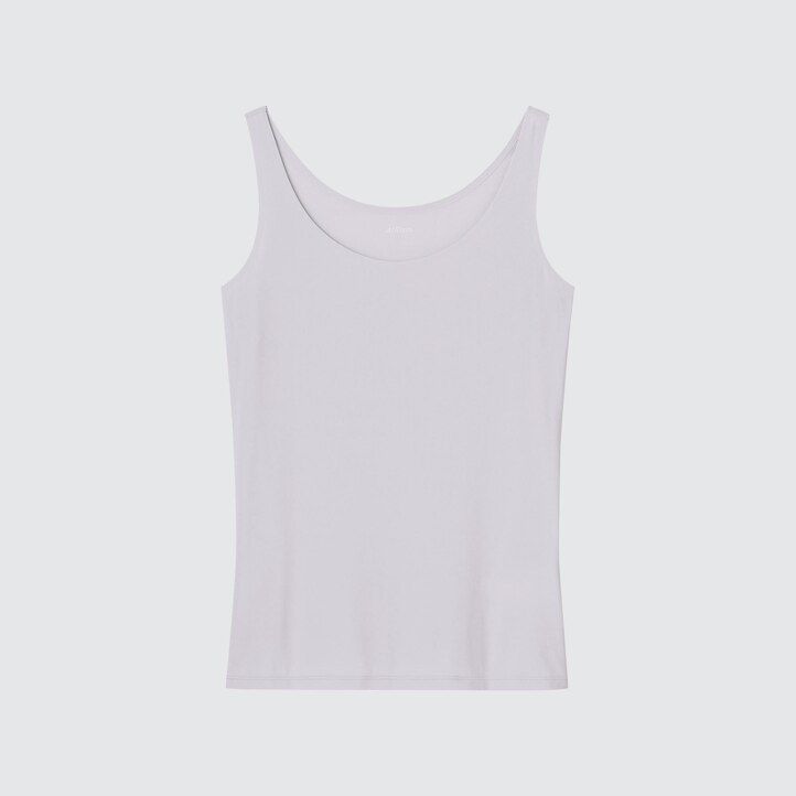 weiße ärmellose uniqlo airism damen-t-shirts