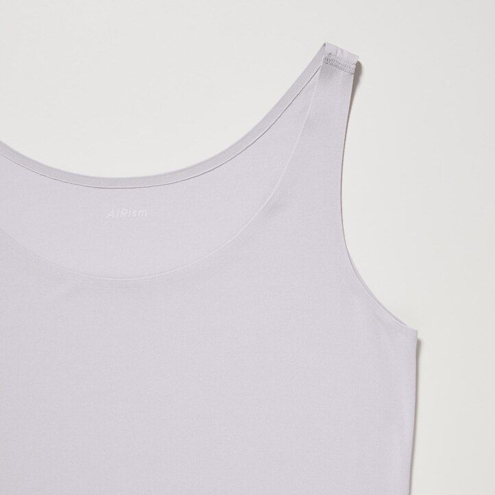 weiße ärmellose uniqlo airism damen-t-shirts
