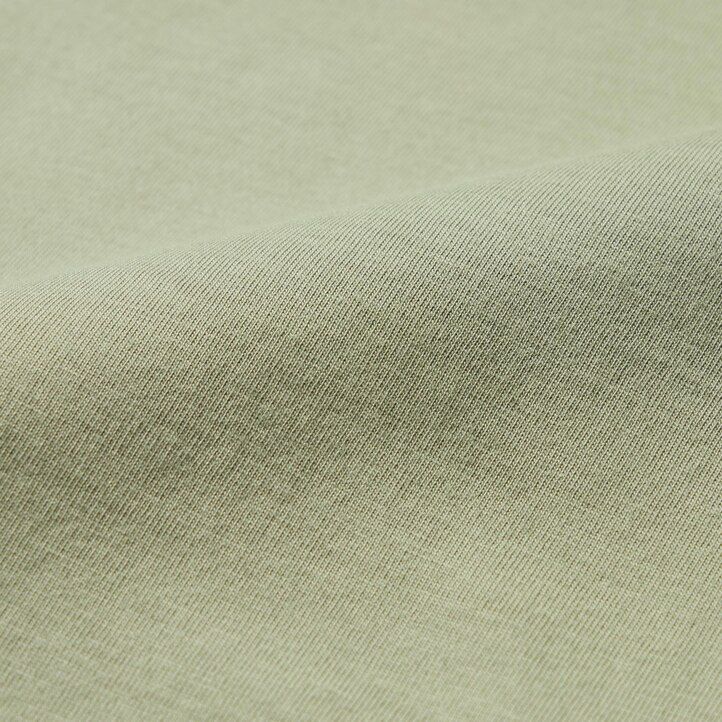 rotes uniqlo damen-t-shirt aus 100 supima-baumwolle mit rundhalsausschnitt und langen Ärmeln