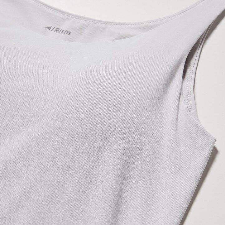 marineblaue uniqlo airism ärmellose damen-t-shirts