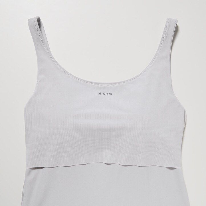 marineblaue uniqlo airism ärmellose damen-t-shirts