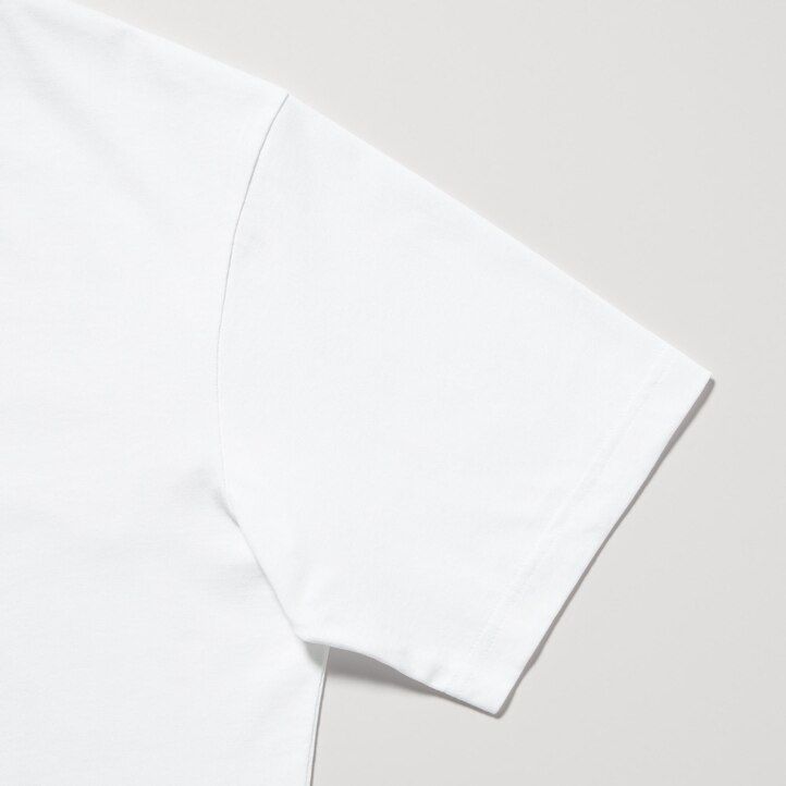 uniqlo damen-t-shirt mit haruki murakami-motiv „frieden für alle weiß