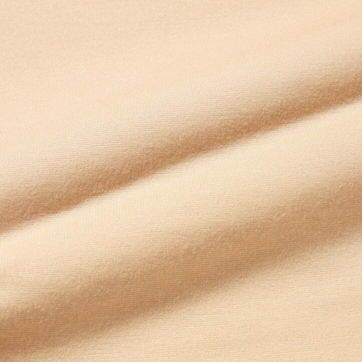 uniqlo heattech damen-thermo-t-shirt mit rundhalsausschnitt und Ärmeln weiß