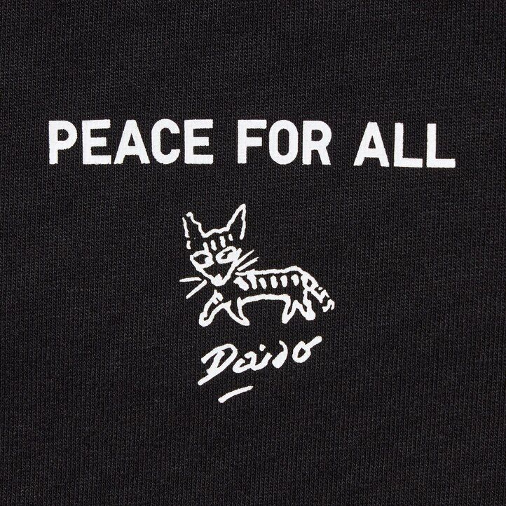 uniqlo peace for all grafik daido moriyama damen-t-shirt schwarz