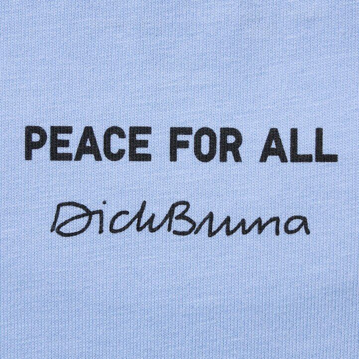 uniqlo damen-t-shirts mit dick bruna-motiv und peace for all-aufdruck blau
