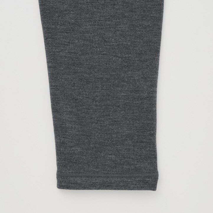 dunkelgraue uniqlo heattech ultra warm thermostrumpfhose für damen
