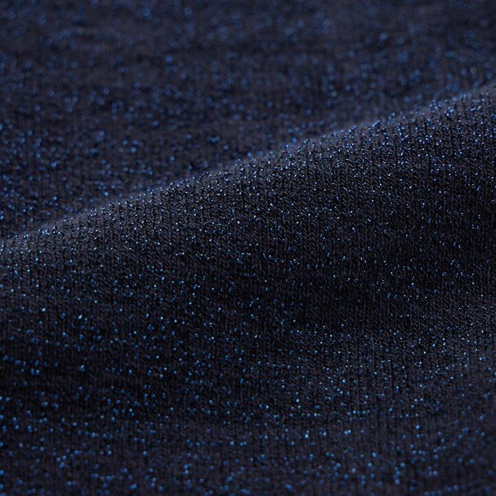 schwarze uniqlo heattech glitter strick-thermostrumpfhose für damen