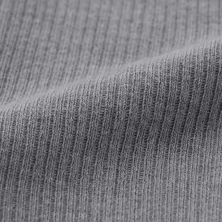 graue uniqlo heattech rippstrick-thermo-leggings für damen