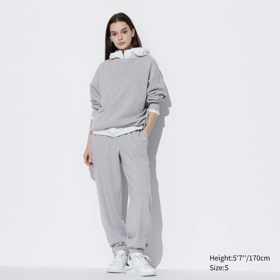 uniqlo jogginghose für damen grau - uniqlo