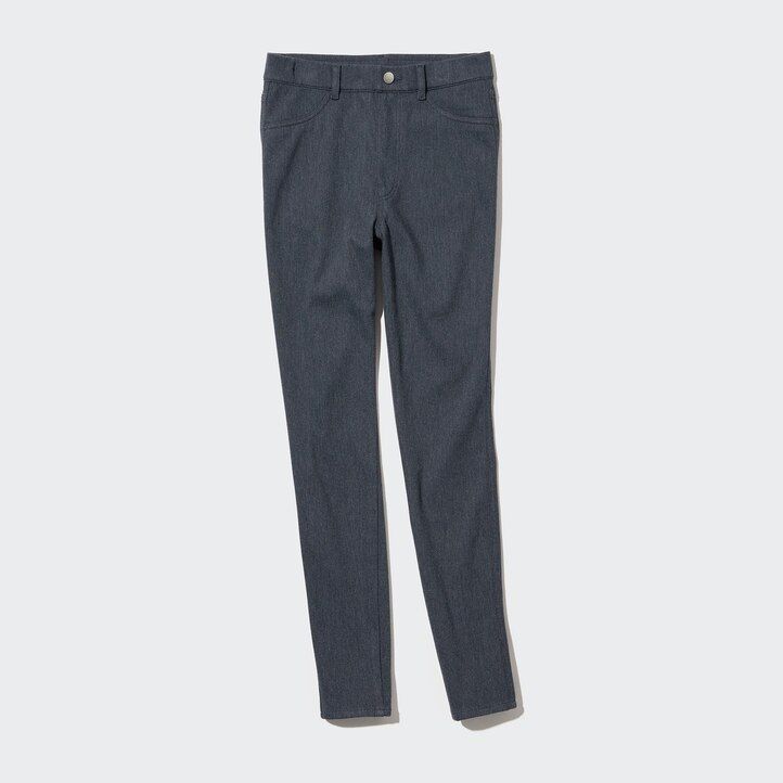 uniqlo heattech ultra stretch high rise thermal damen-tops olivgrün