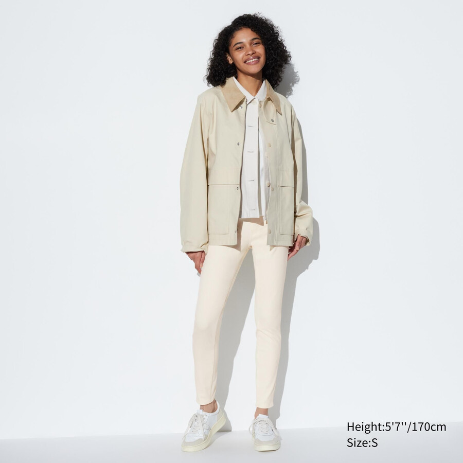 weiße uniqlo ultra stretch-tops für damen