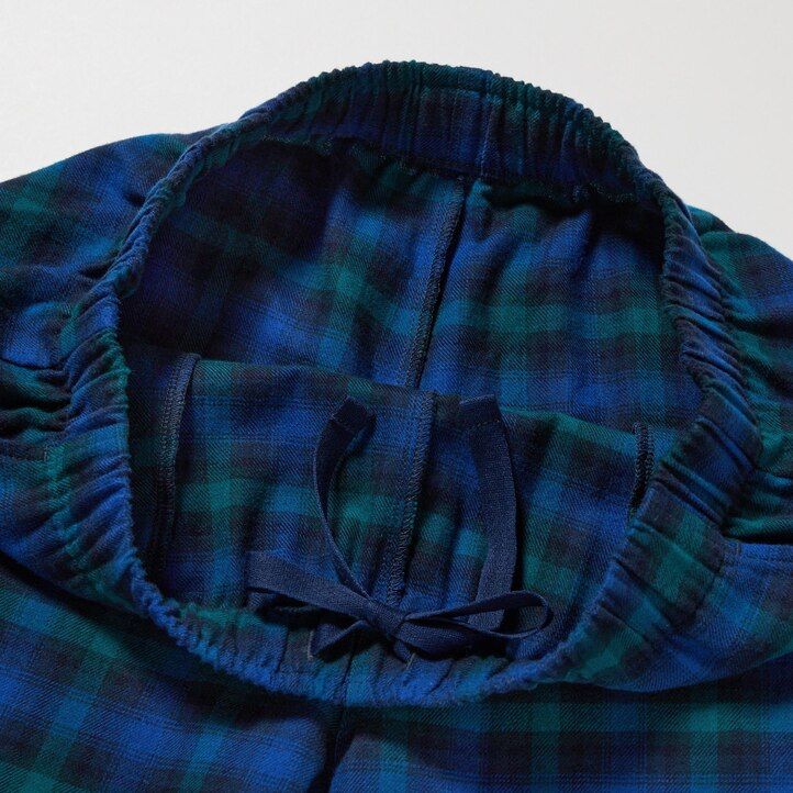 uniqlo flanell-damenoberteile blau