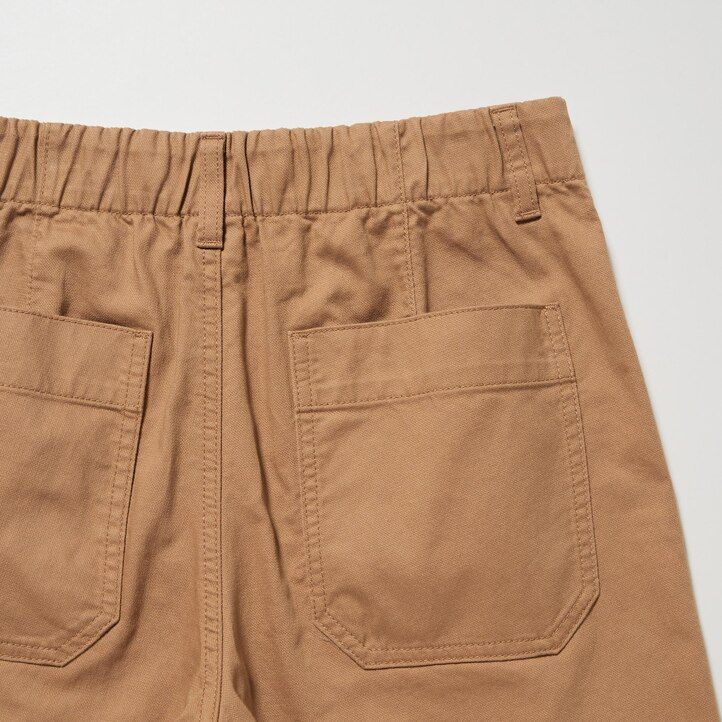 weiße uniqlo damen-bäckerblusen mit weitem bein