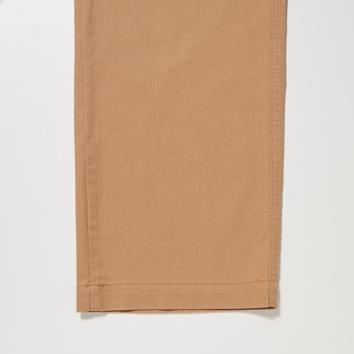 weiße uniqlo damen-bäckerblusen mit weitem bein