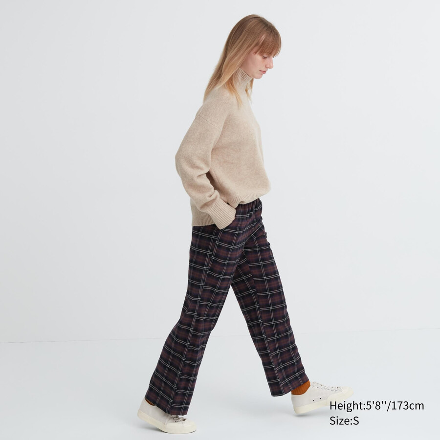uniqlo flanelltops für damen dunkelbraun