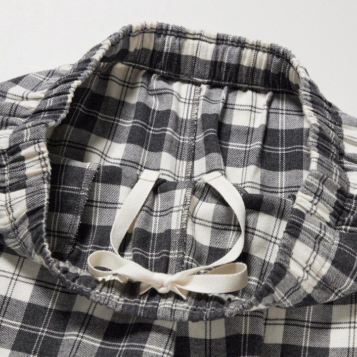 weiße uniqlo flanell-damenoberteile