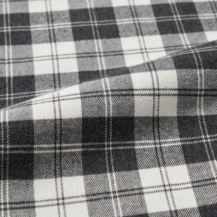 weiße uniqlo flanell-damenoberteile