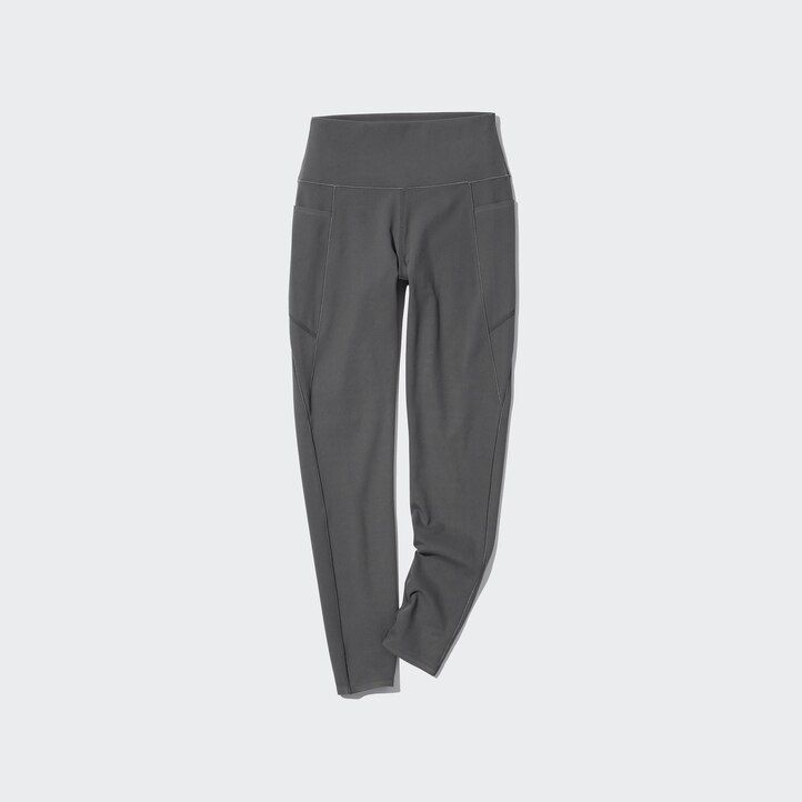 uniqlo airism uv-schutz soft damen-tops mit taschen grau