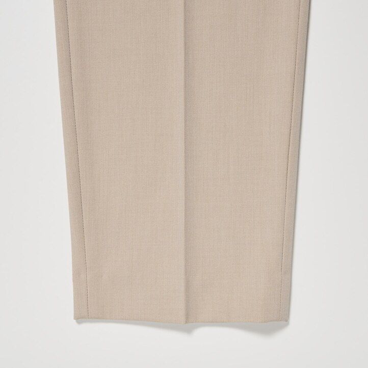 uniqlo smart damen-top in knöchellänge beige