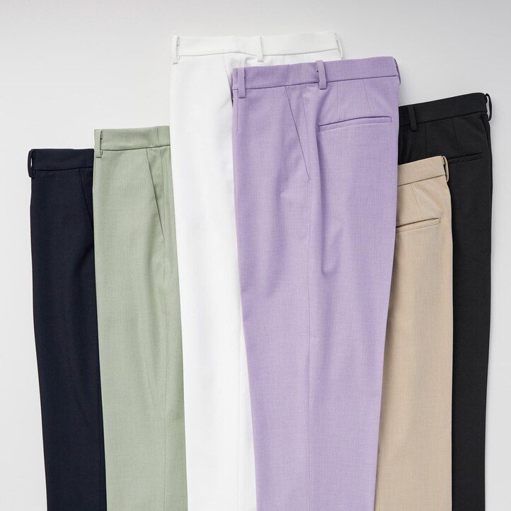 uniqlo smart damen-top in knöchellänge beige
