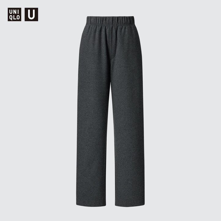 dunkelbraune uniqlo damenoberteile aus gebürstetem jersey