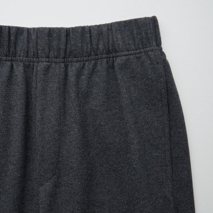 dunkelbraune uniqlo damenoberteile aus gebürstetem jersey
