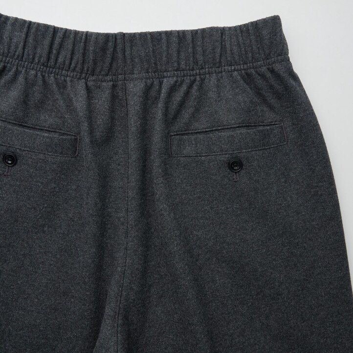 dunkelbraune uniqlo damenoberteile aus gebürstetem jersey