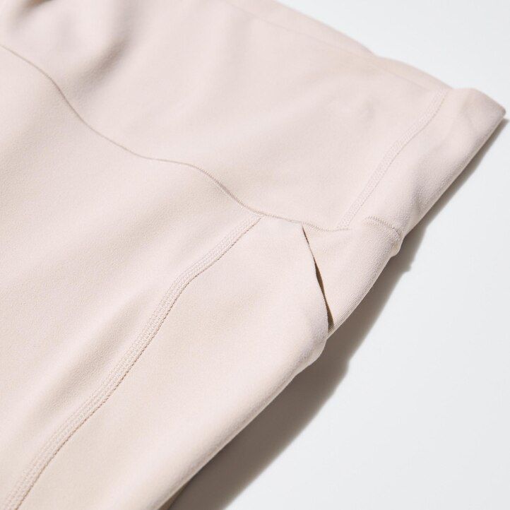 schwarze uniqlo airism ultra soft damen-tops mit taschen