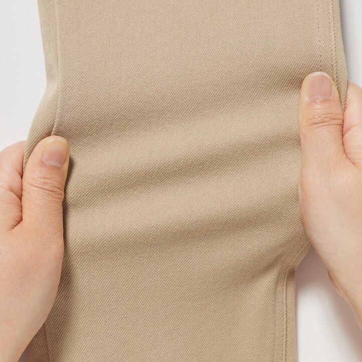 beige uniqlo ultra stretch damen-tops