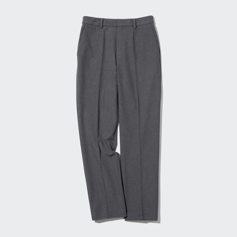 graue uniqlo smart damen-tops in knöchellänge