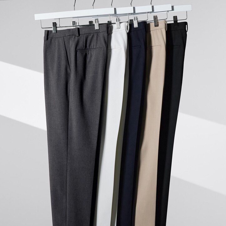 graue uniqlo smart damen-tops in knöchellänge