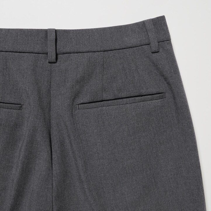 graue uniqlo smart damen-tops in knöchellänge