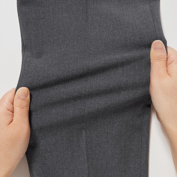 graue uniqlo smart damen-tops in knöchellänge