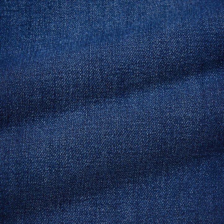 uniqlo damen-jeansoberteil aus ultra-dehnbarem denim blau