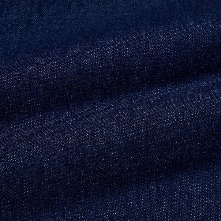 uniqlo damen-jeansoberteil aus ultra-dehnbarem denim blau