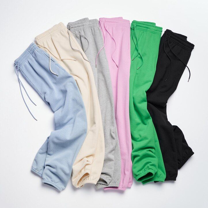 pinkfarbene jogginghosen-tops von uniqlo für damen