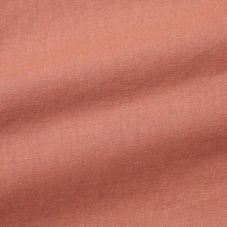 braune taillierte damen-tops von uniqlo aus leinen-baumwolle