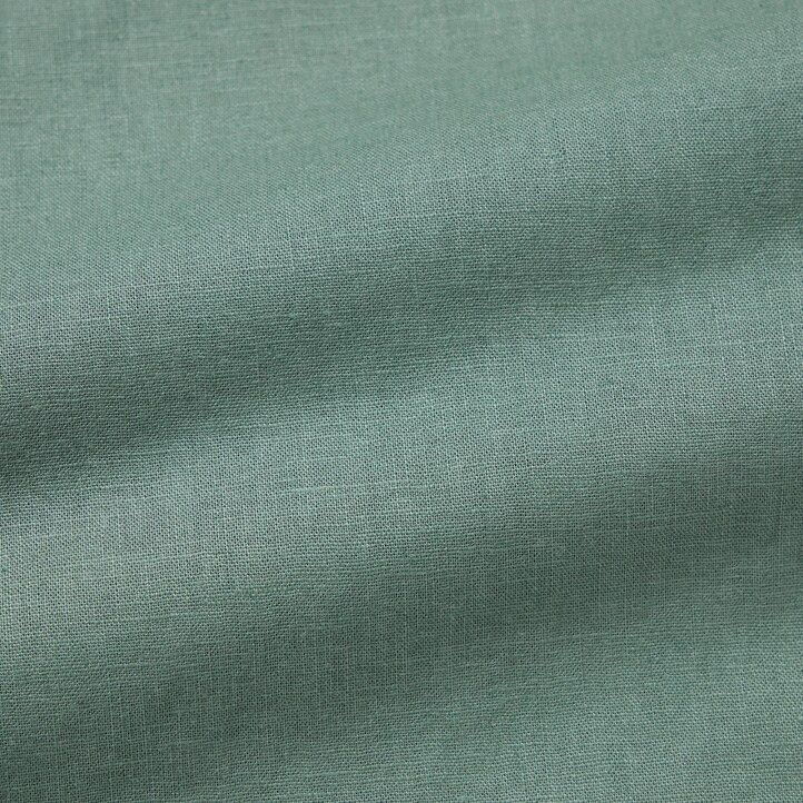 braune taillierte damen-tops von uniqlo aus leinen-baumwolle