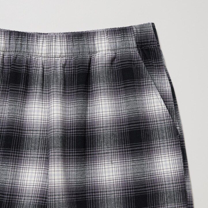 uniqlo flanell-damenoberteile grau