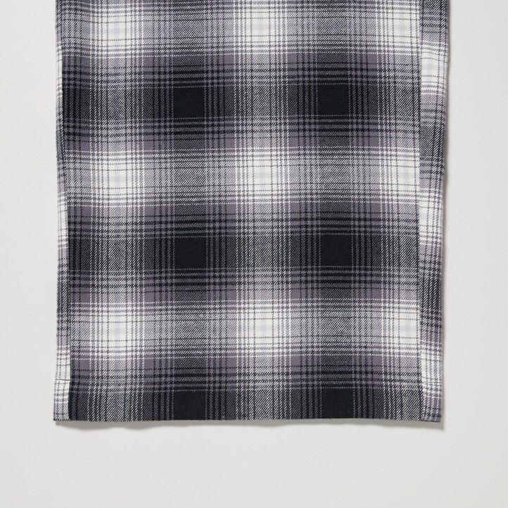 uniqlo flanell-damenoberteile grau
