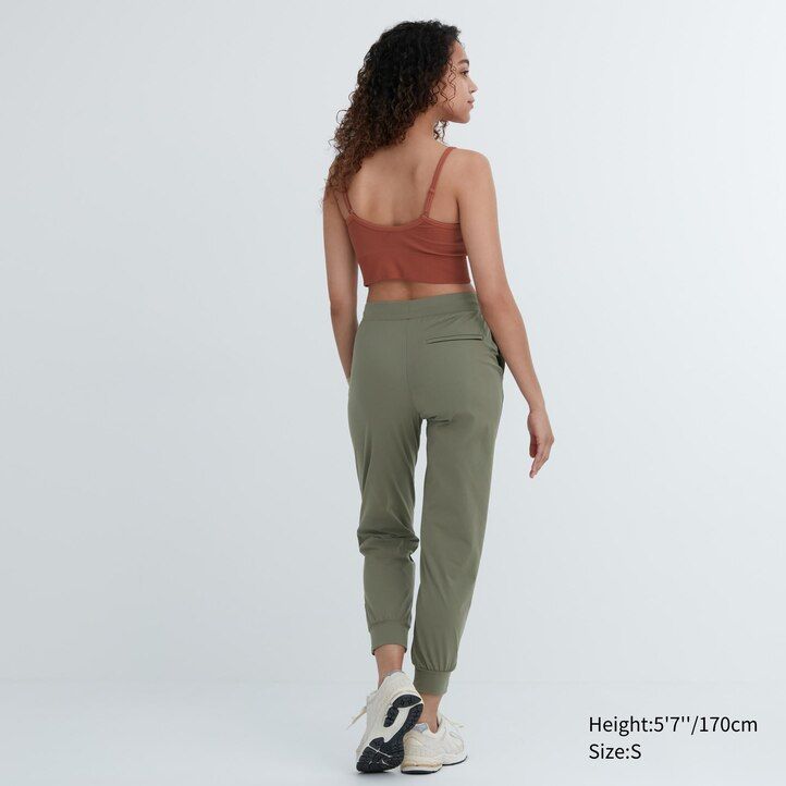 uniqlo ultra stretch airism damen-tops grün