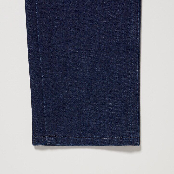 uniqlo damen-jeansoberteil aus ultra stretch denim dunkelgrau