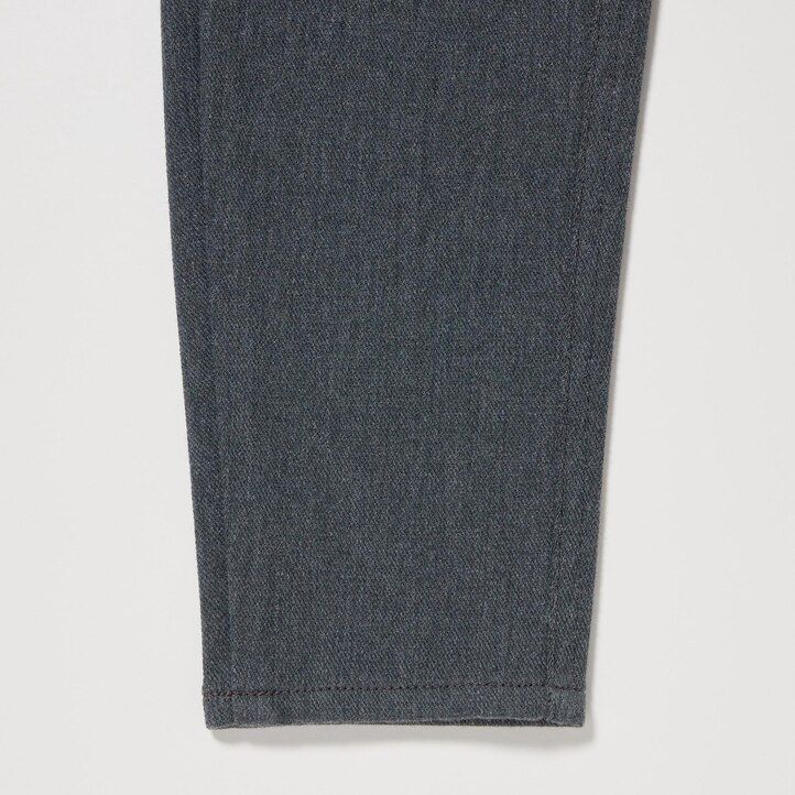 graue uniqlo heattech ultra stretch high rise tops für damen
